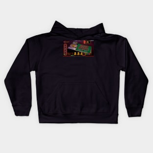 European Roulette sketch Kids Hoodie